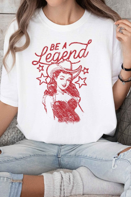 BE A LEGEND WESTERN COUNTRY GRAPHIC TEE ROSEMEAD LOS ANGELES CO