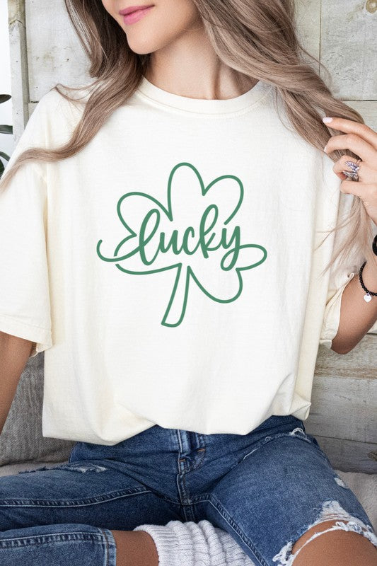 Lucky Clover St Patrick's Day Graphic Tee Wild Voices