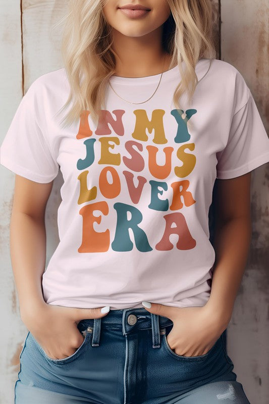 In My Jesus Lover Era, Christian Graphic Tee Rebel Stitch