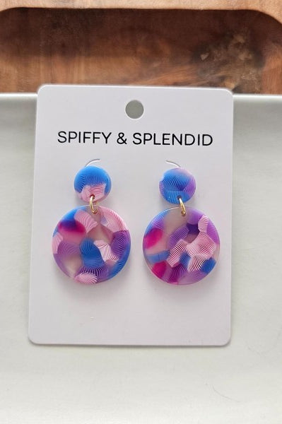 Addy Earrings - Cotton Candy Spiffy & Splendid