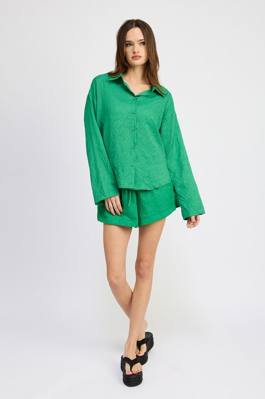 OVERSIZED BUTTON DOWN SHIRT Emory Park