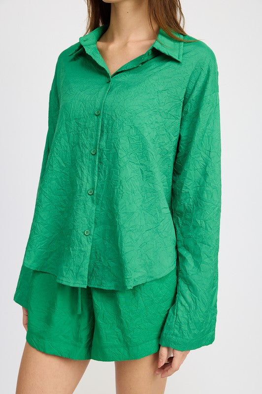 OVERSIZED BUTTON DOWN SHIRT Emory Park