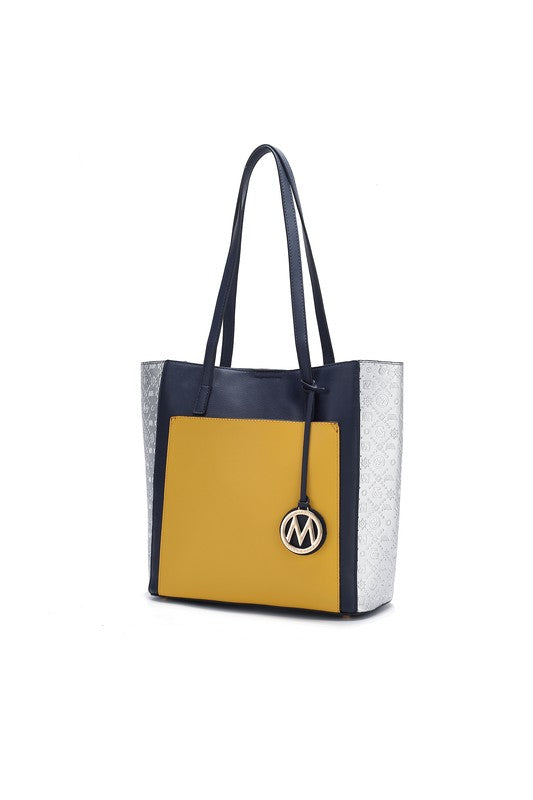 MKF Collection Leah Color-Block Tote Bag by Mia K MKF Collection by Mia K