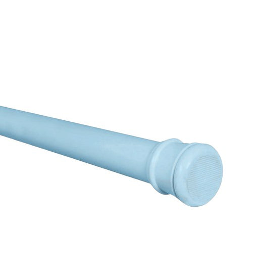 Blue Adjustable Tension Curtain Rod 41-76 in. Home Mart Goods