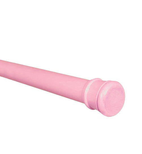 Pink Adjustable Tension Curtain Rod 41-76 inches Home Mart Goods