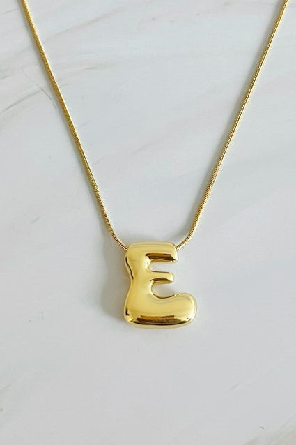Balloon Letter Initial Necklace Ellison and Young