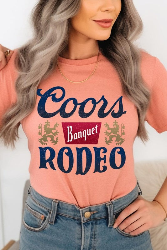 Coors Rodeo Banquet Graphic T Shirts Color Bear