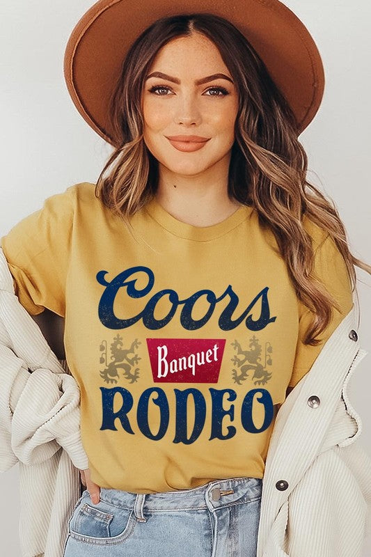 Coors Rodeo Banquet Graphic T Shirts Color Bear
