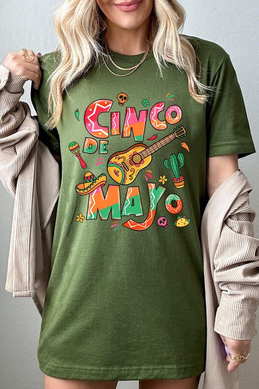 Cinco De Mayo Mexico Party Graphic T Shirts Color Bear