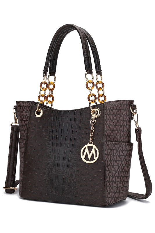 MKF Collection Miriam Signature Tote Bag by Mia K MKF Collection by Mia K
