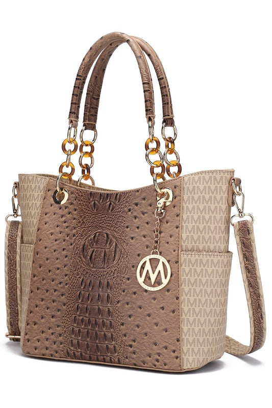 MKF Collection Miriam Signature Tote Bag by Mia K MKF Collection by Mia K