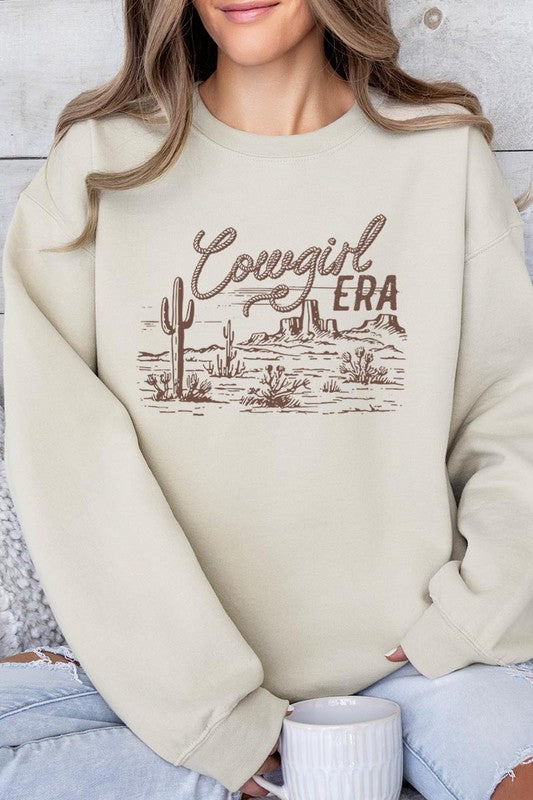 Cowgirl Era Graphic Fleece Sweatshirts Color Bear