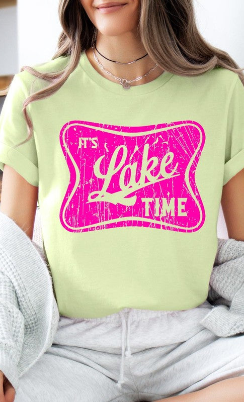 It's Lake Time Graphic T Shirts Color Bear