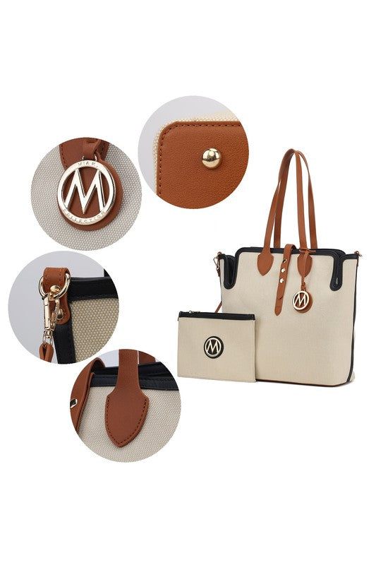 MKF Collection Juliana Oversize Tote & Wristlet MKF Collection by Mia K
