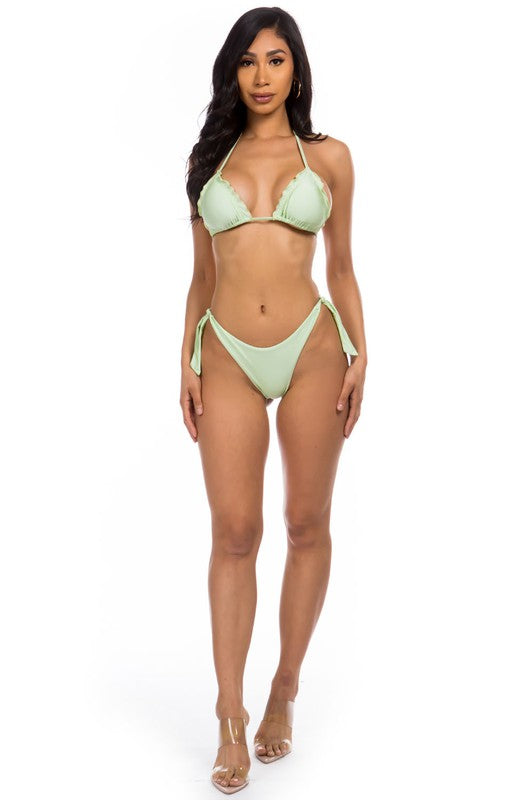 two-piece bikini halter top Mermaid Swimwear