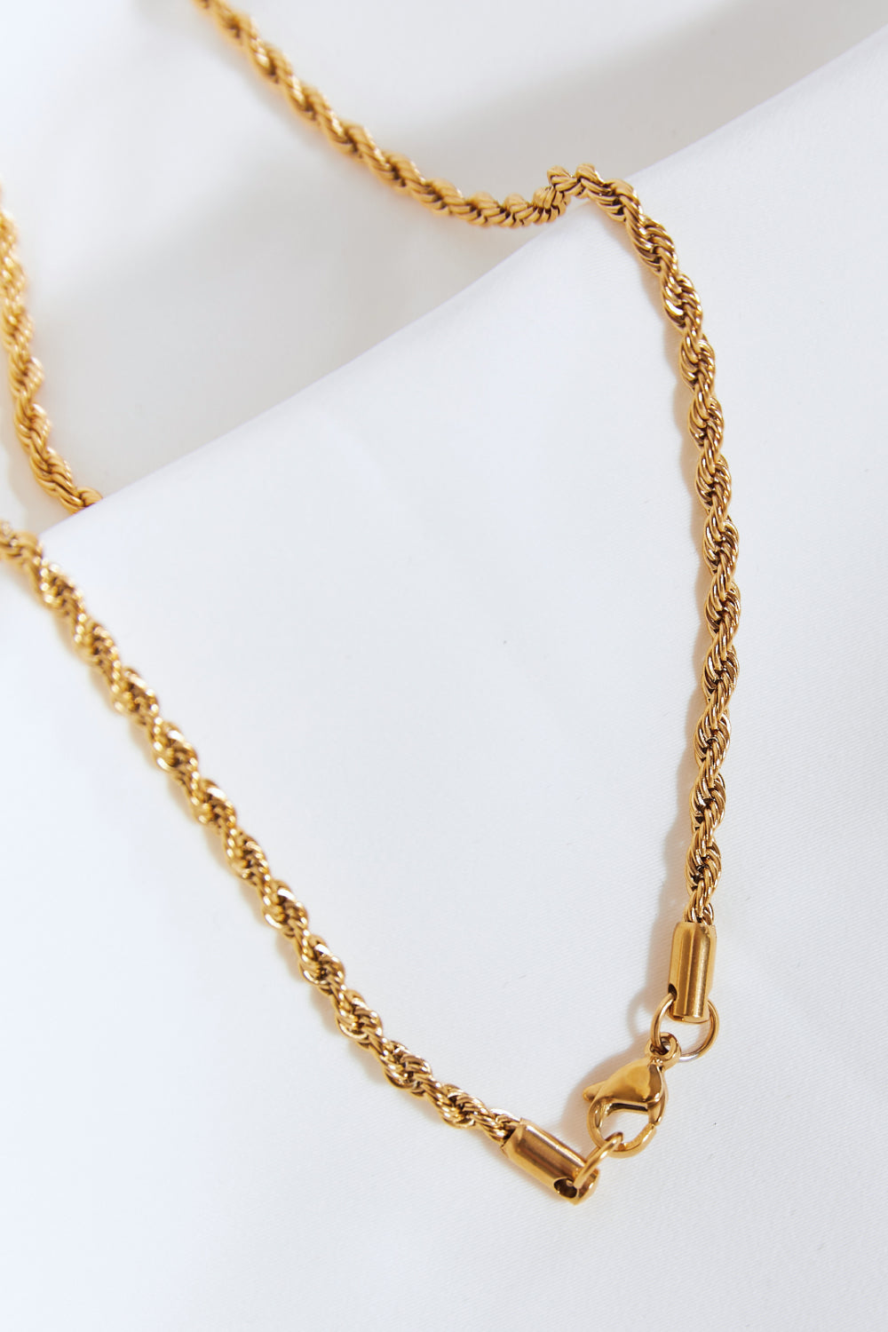 Brass Lightning Pendant Necklace Trendsi