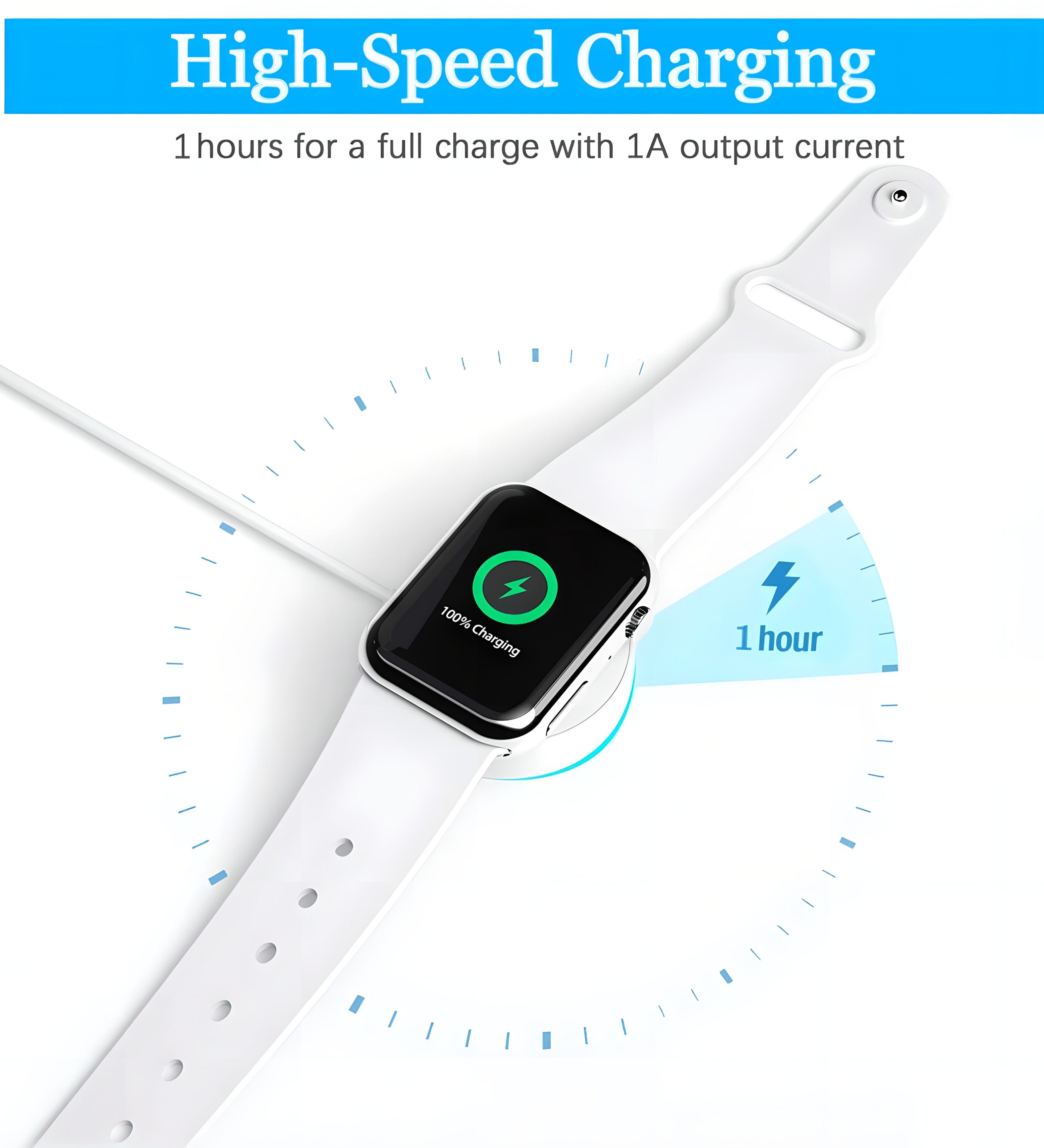 3-in-1 Short Charging Cable for Apple Watch and iPhone (1.3ft/40cm) Top-Up - Smart charging solutions