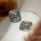 Stainless Steel Stud Earrings Trendsi