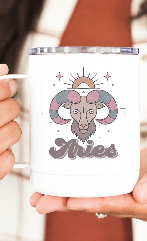 Aries Astrological Sign Coffee Travel Cup Cali Boutique