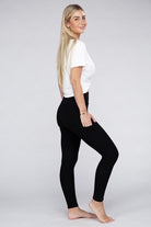 Active Leggings Featuring Concealed Pockets Ambiance Apparel