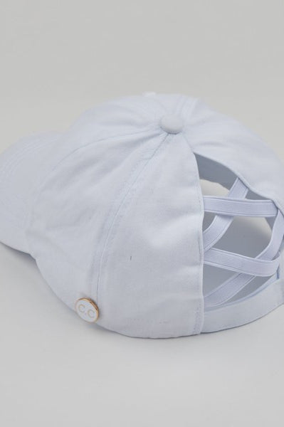 CC Criss-Cross Cap w/ Buttons Truly Contagious