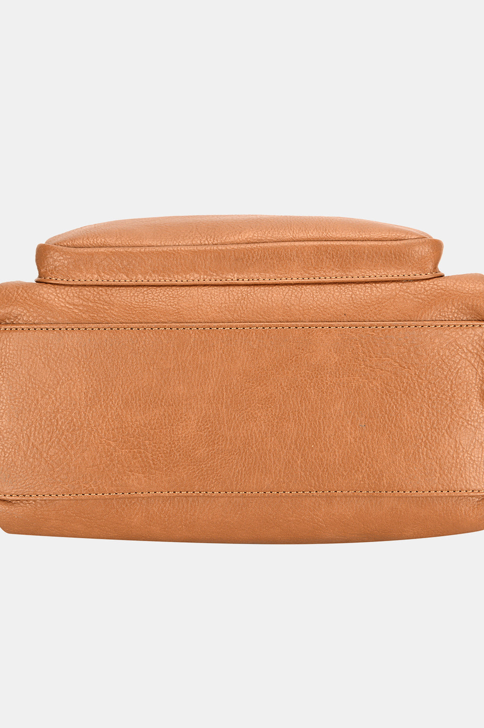 David Jones Zipper PU Leather Handbag Trendsi