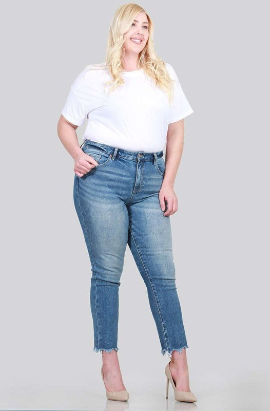PLUS SIZE RELAXED SKINNY SPECIAL A JEANS