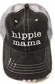 Hippe Mama Embroidered Hat Ocean and 7th