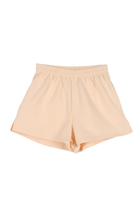 Cream sweat shorts Lilou