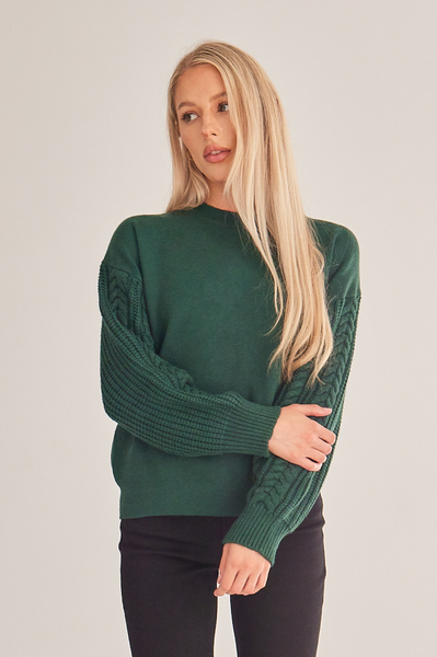 Long Sleeve Solid Colour Pullover Sweater HEH7TVWVSR Casual Chic Boutique
