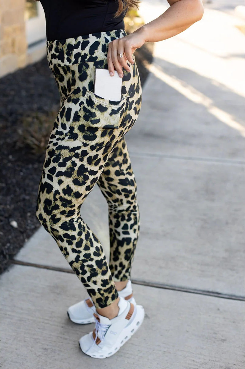 Brown Leopard Luxe Leggings Julia Rose