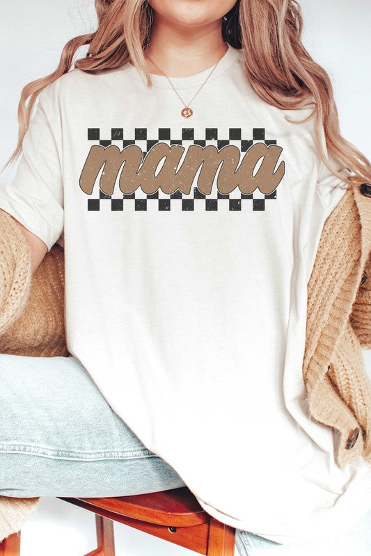 CHECKERED MAMA Graphic T-Shirt A. BLUSH CO.