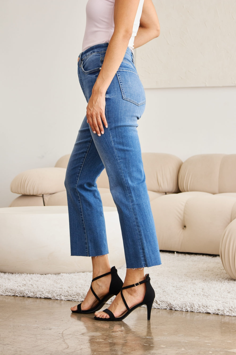 RFM Full Size Tummy Control High Waist Jeans Trendsi