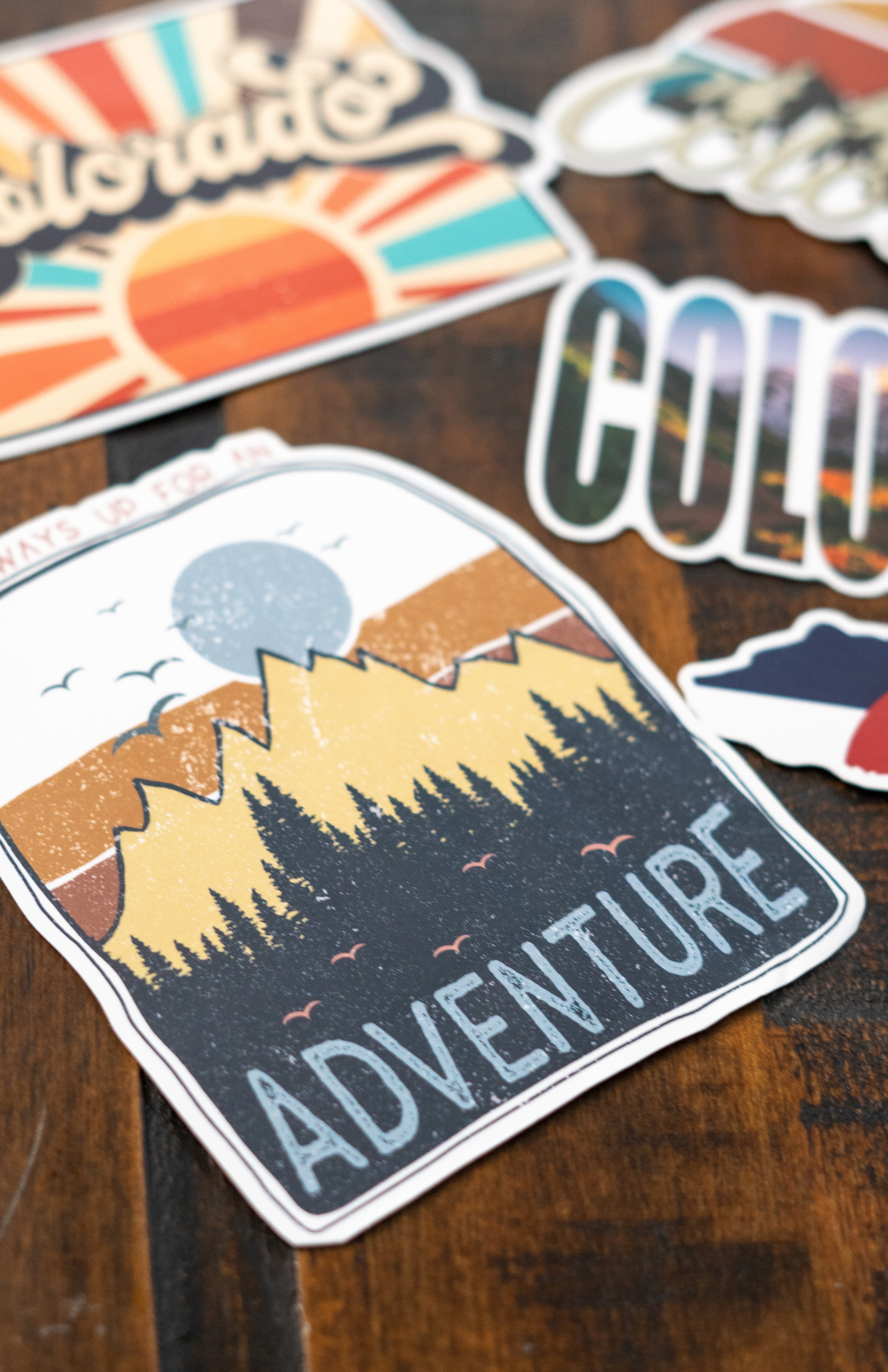 Always Up For An Adventure Sticker Colorado Threads Clothing