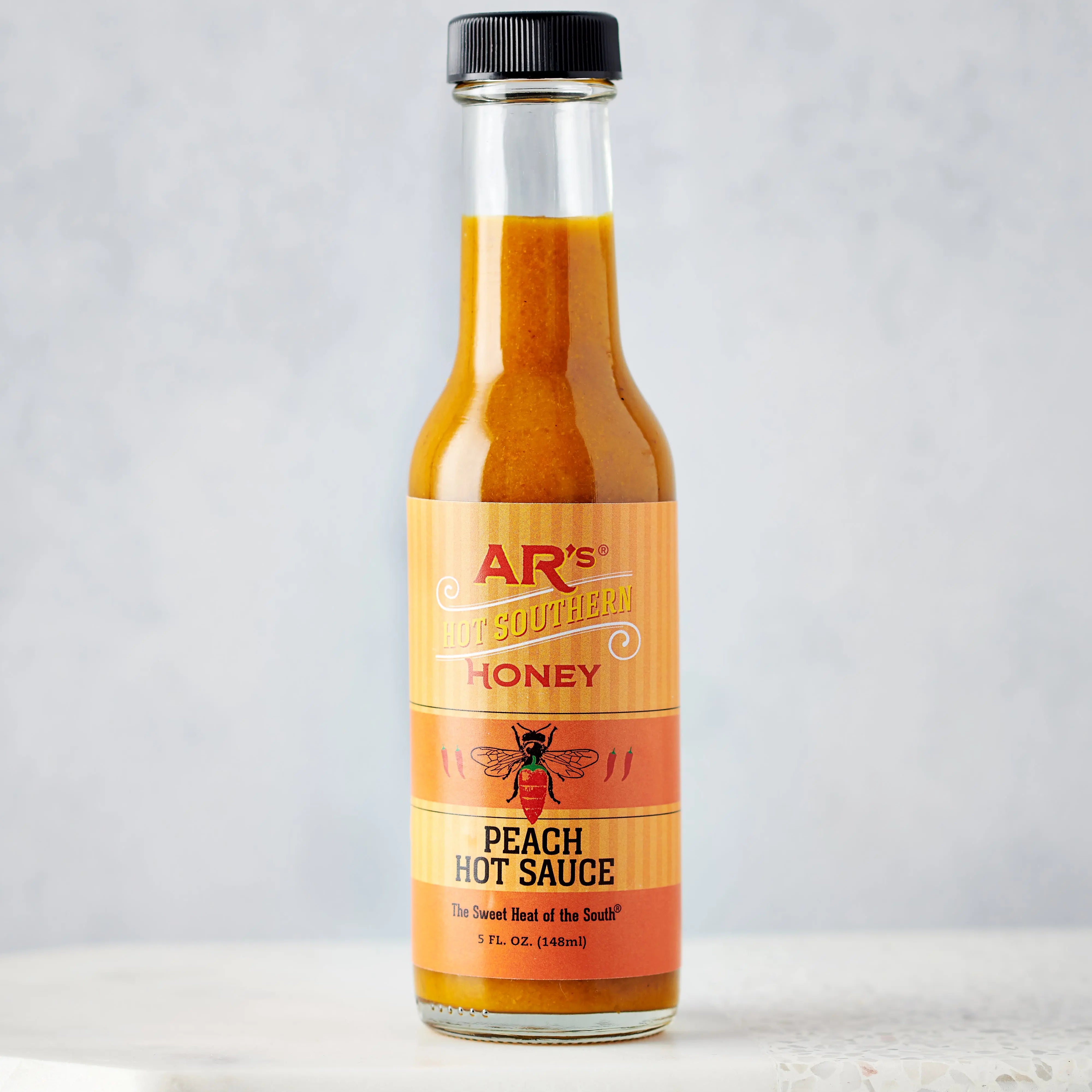 AR’s® Peach Hot Sauce, 5 oz. AR's Hot Southern Honey