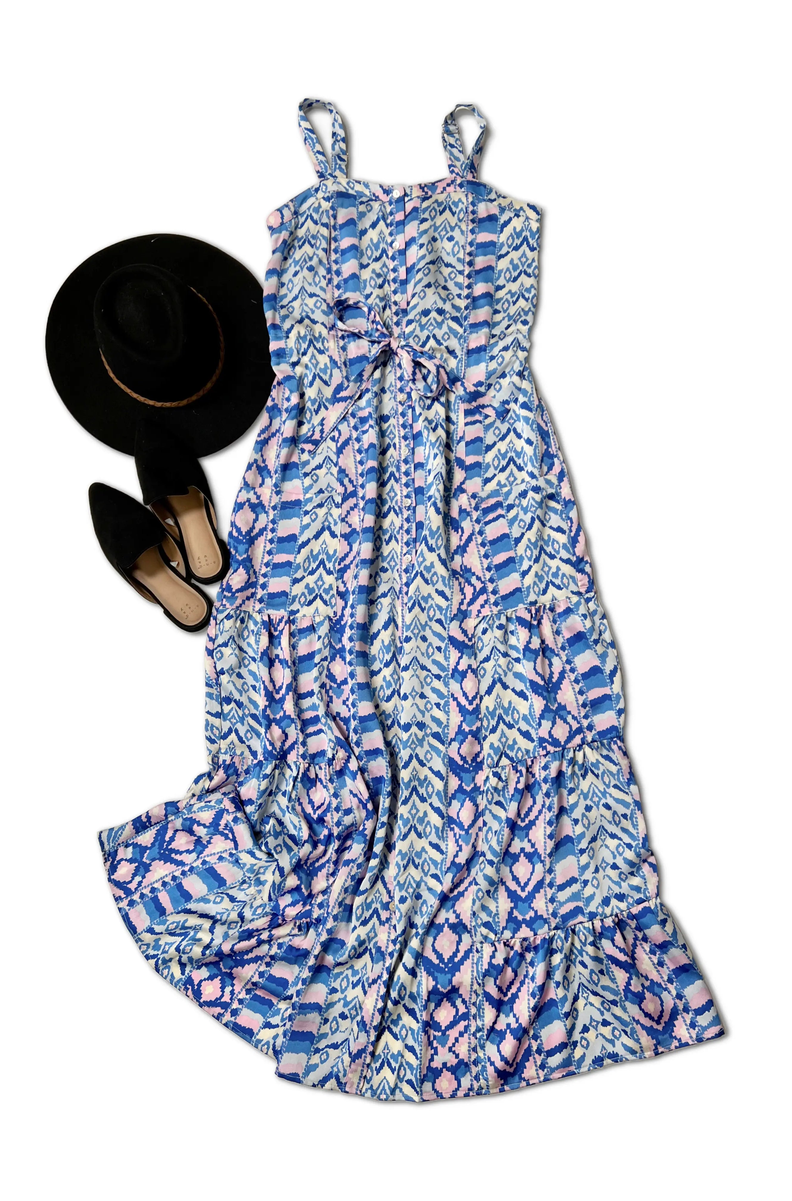 Abby Road - Royal Blue Maxi Dress Boutique Simplified