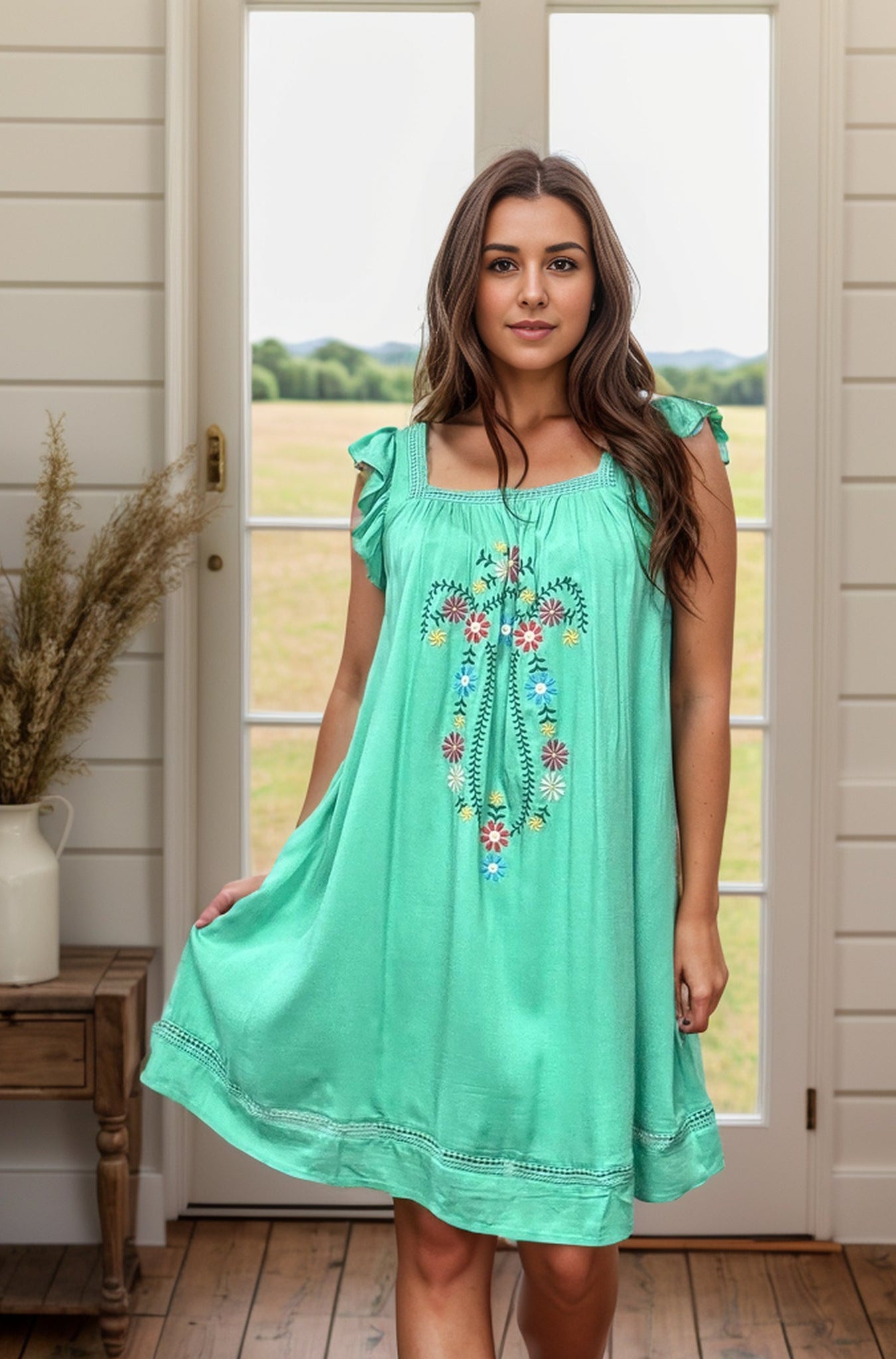Angel Under Cover - Embroidered Dress Boutique Simplified