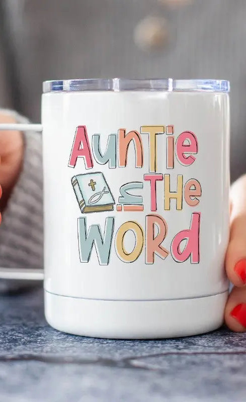 Auntie In The Word Stainless Steel Travel Cup Cali Boutique