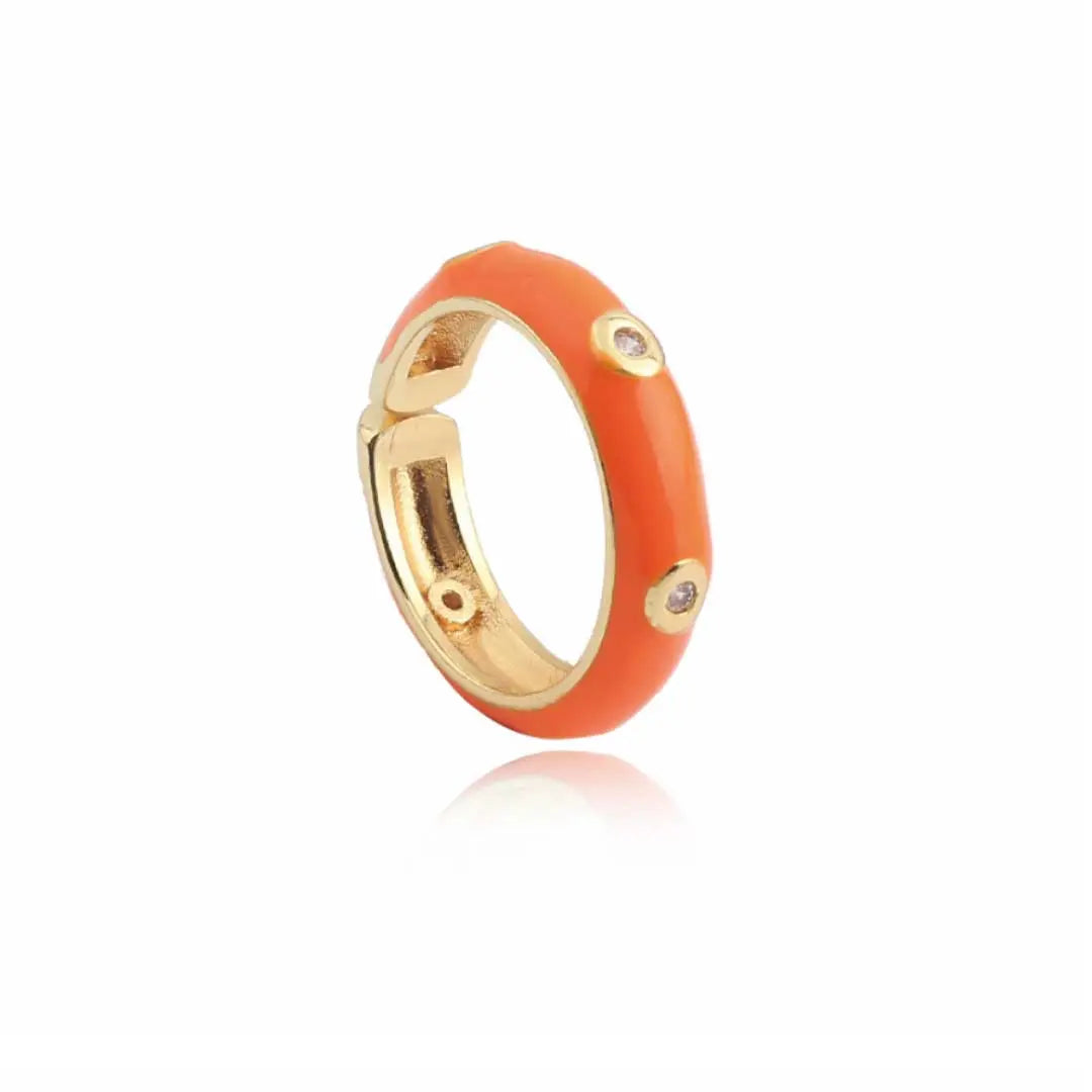 Caterpillar Ring |  Orange |  Casual Chic Boutique