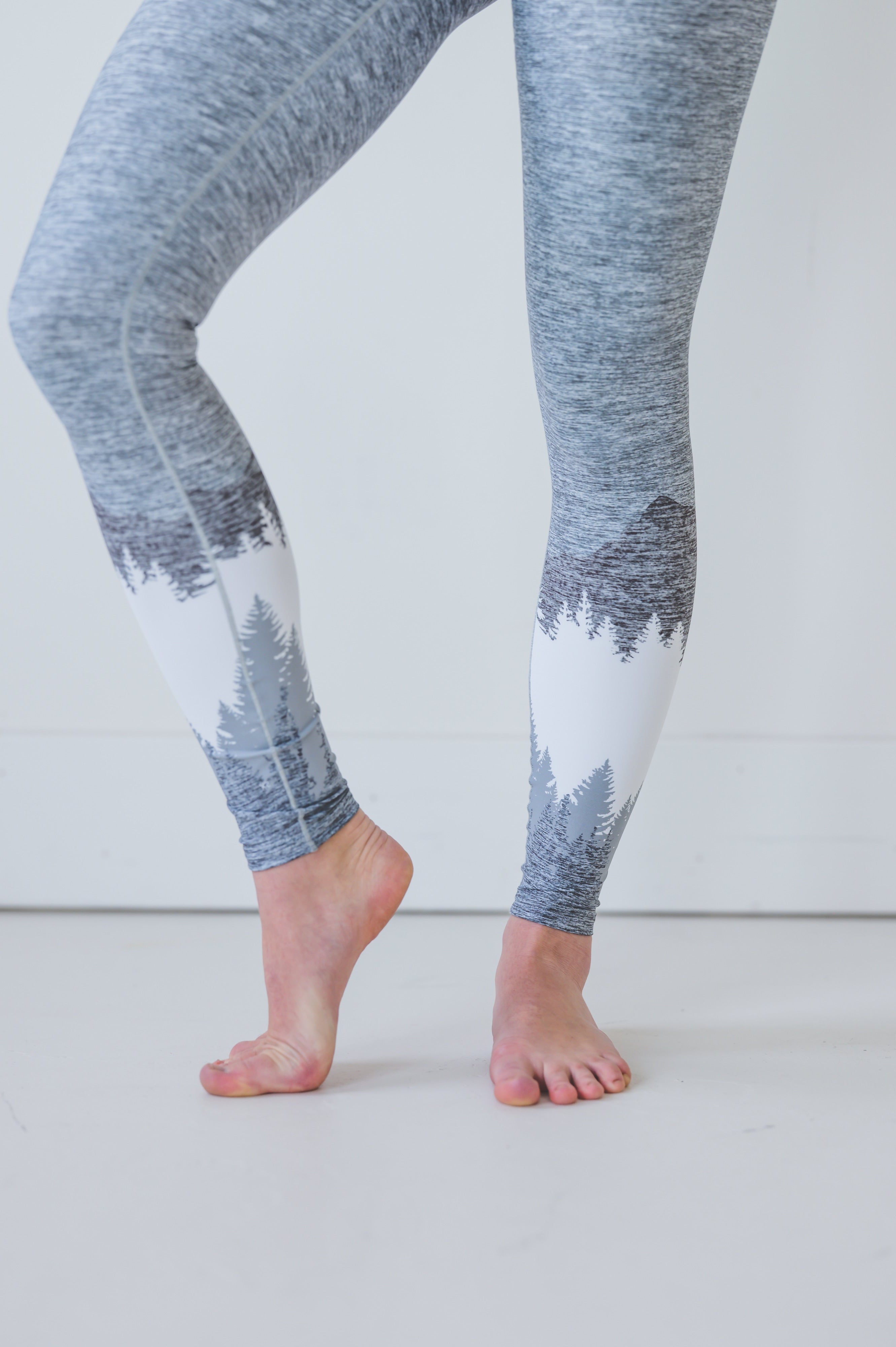 Ash Grey Mountain Yoga Pants Colorado Threads Clothing