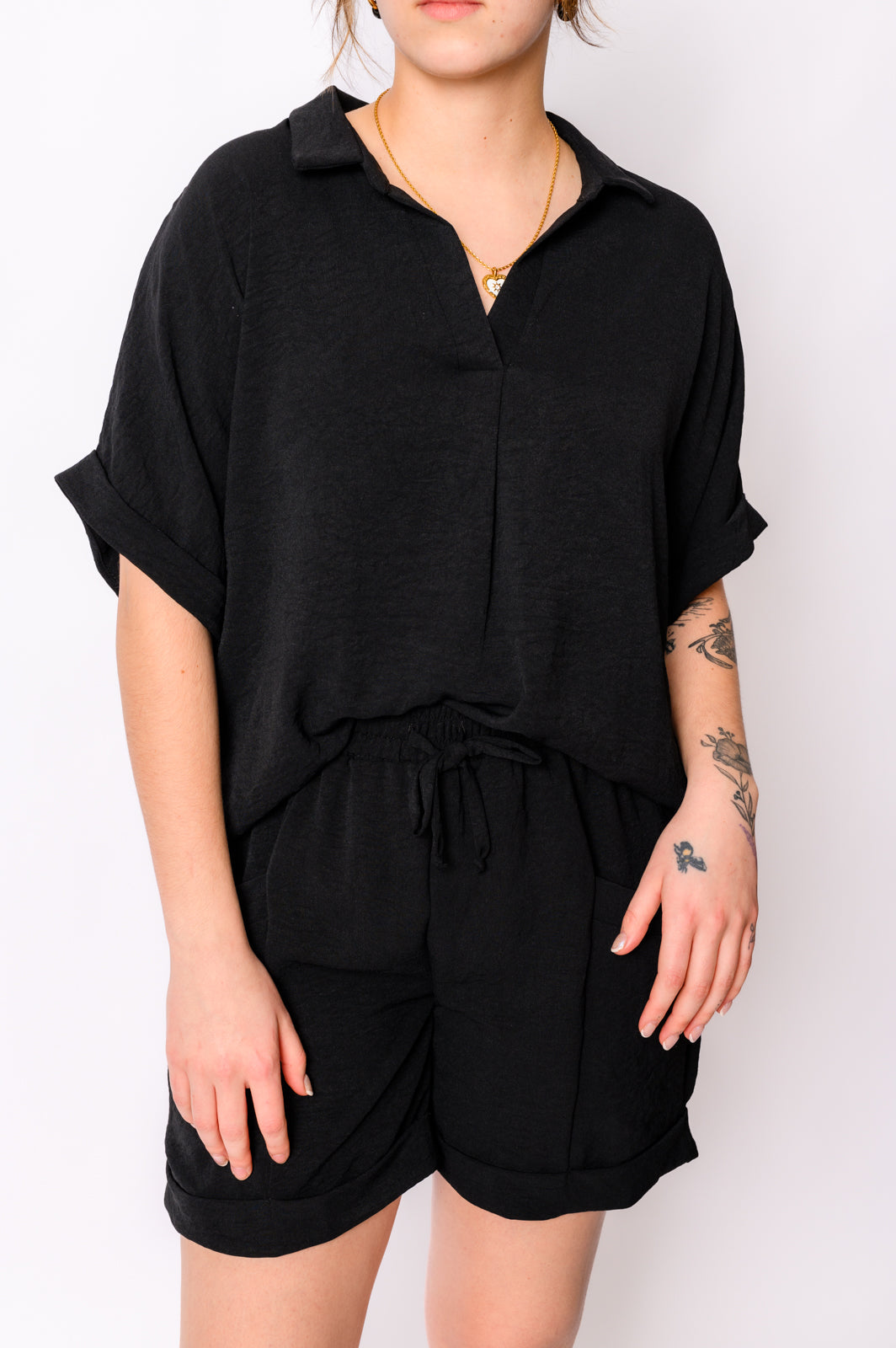 Because I Said So Dolman Sleeve Top in Black Ave Shops