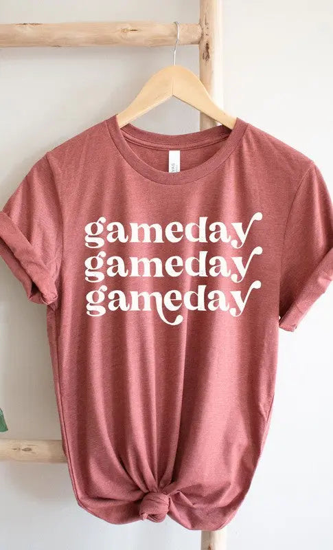 Distressed Game Day Graphic Tee Kissed Apparel