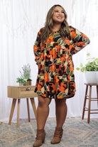 Fall Floral Babydoll Dress Boutique Simplified
