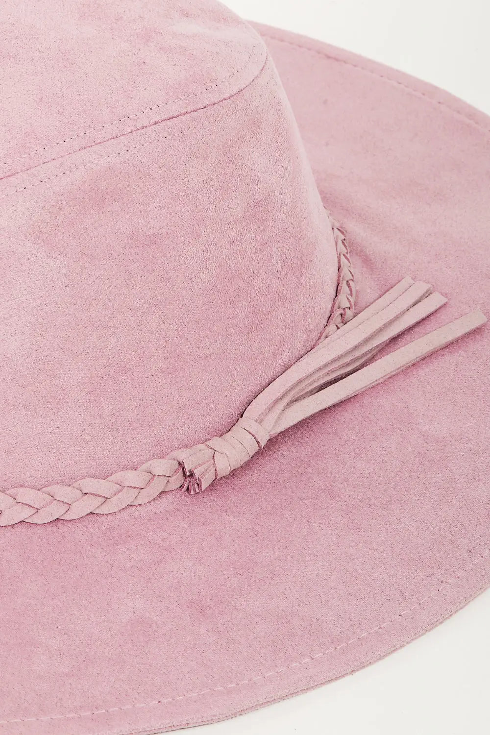 Fame Braided Faux Suede Hat Trendsi