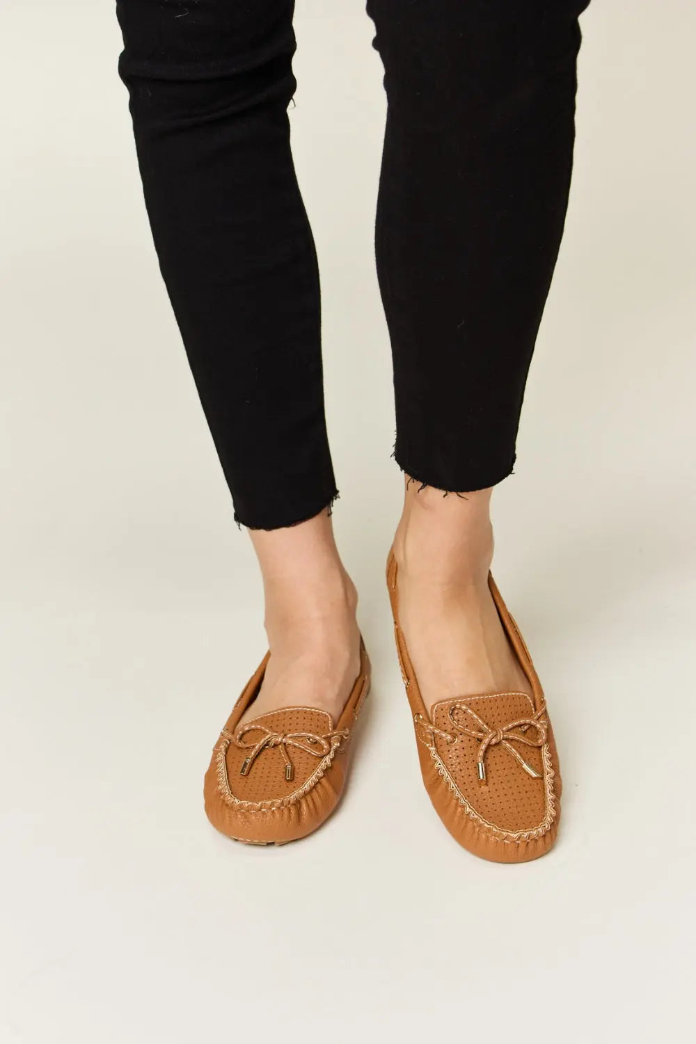 Forever Link Bow Decor Flat Loafers Trendsi