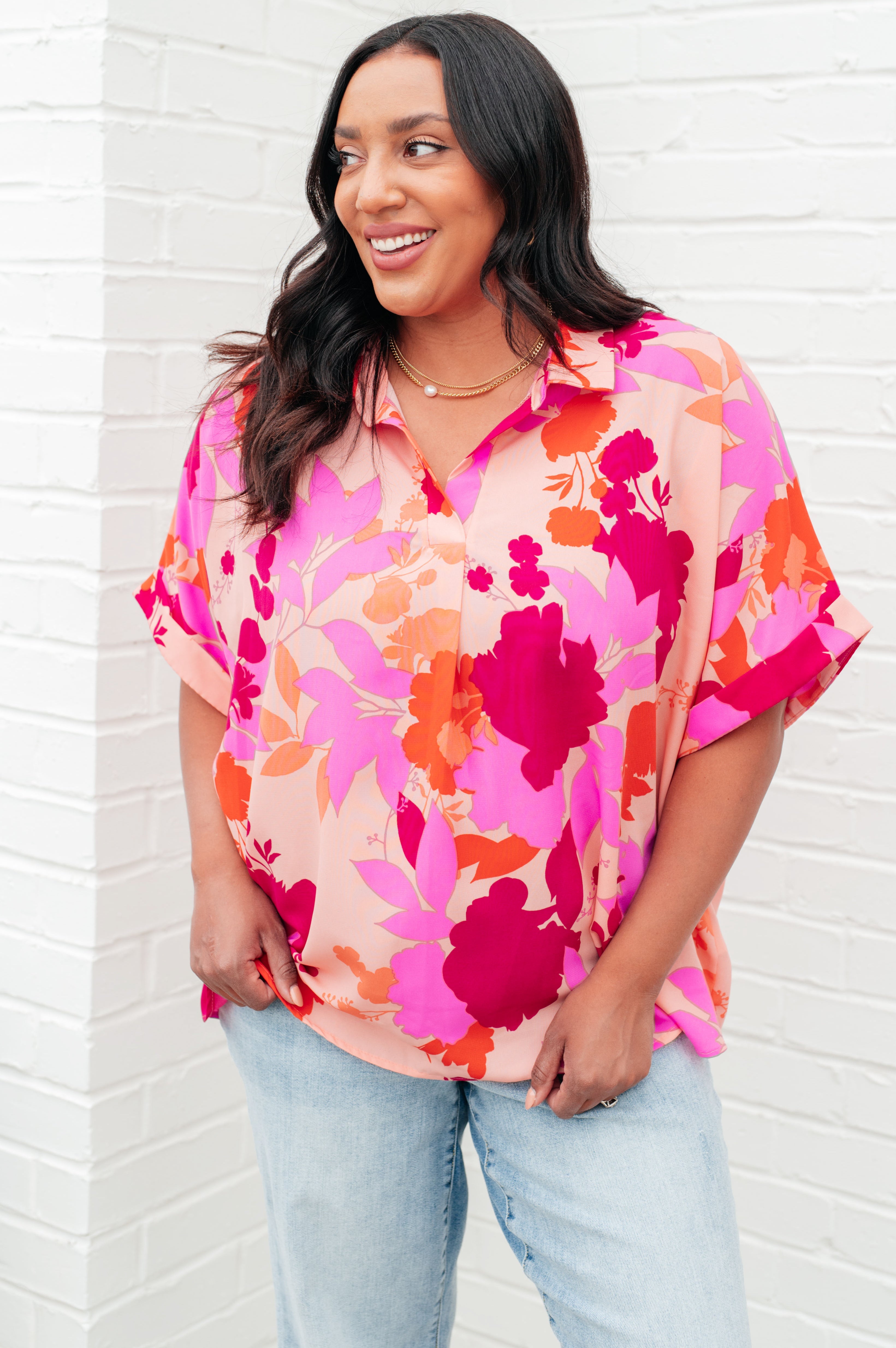 Hazy Cosmic Jive Relaxed Blouse Ave Shops
