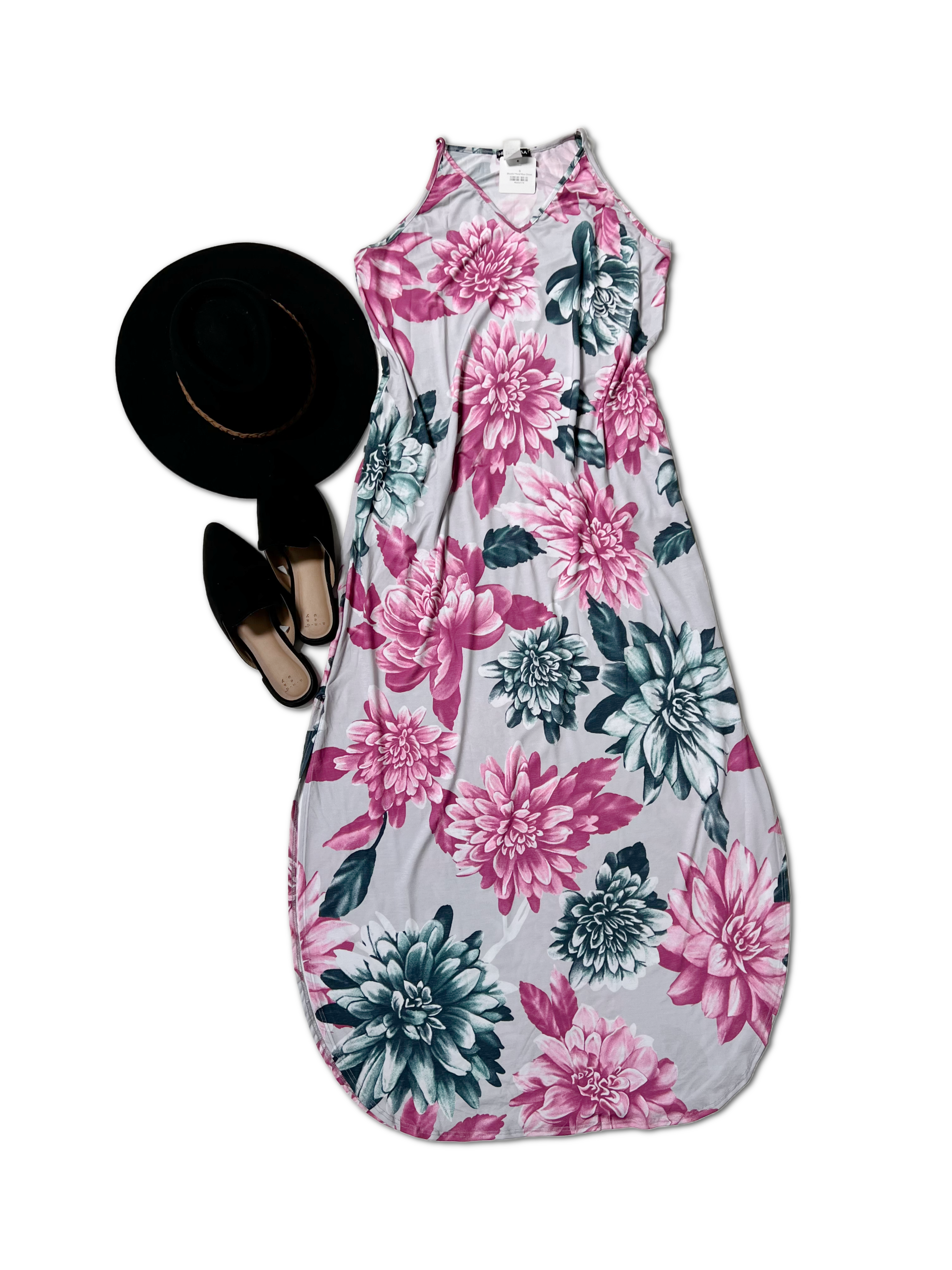 Blissful Floral Maxi Dress Boutique Simplified