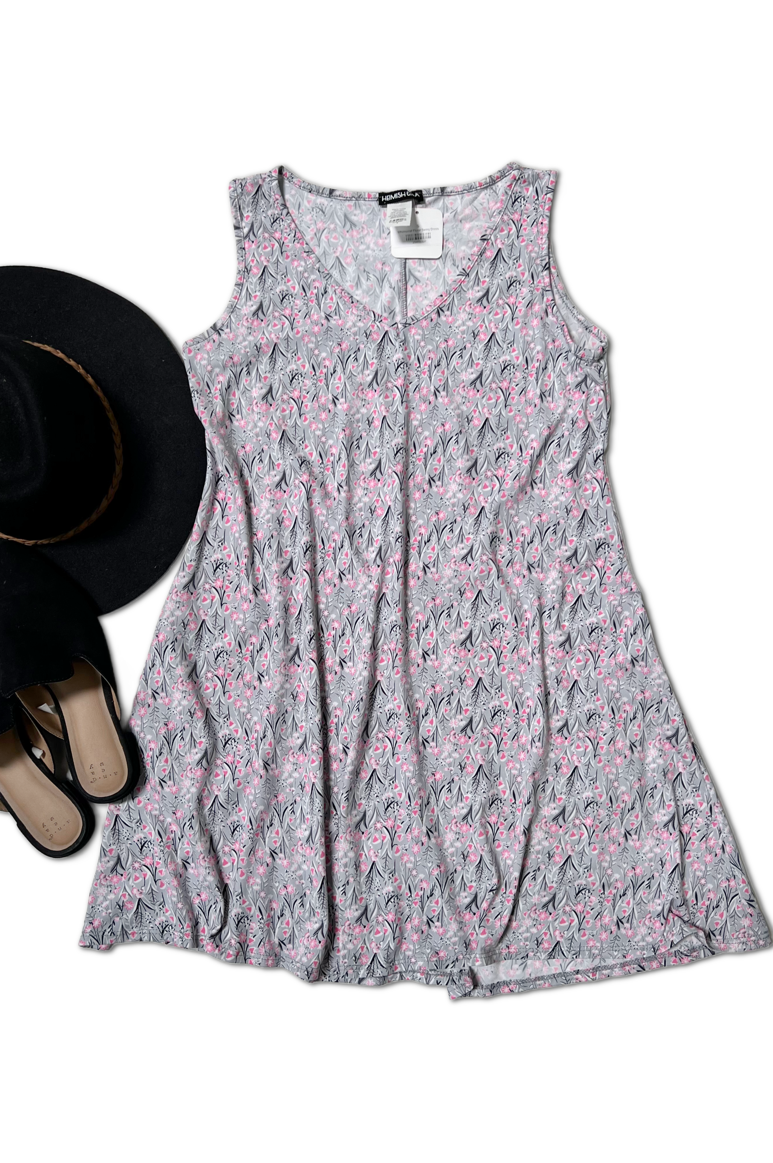Whimsical Floral Swing Dress Boutique Simplified
