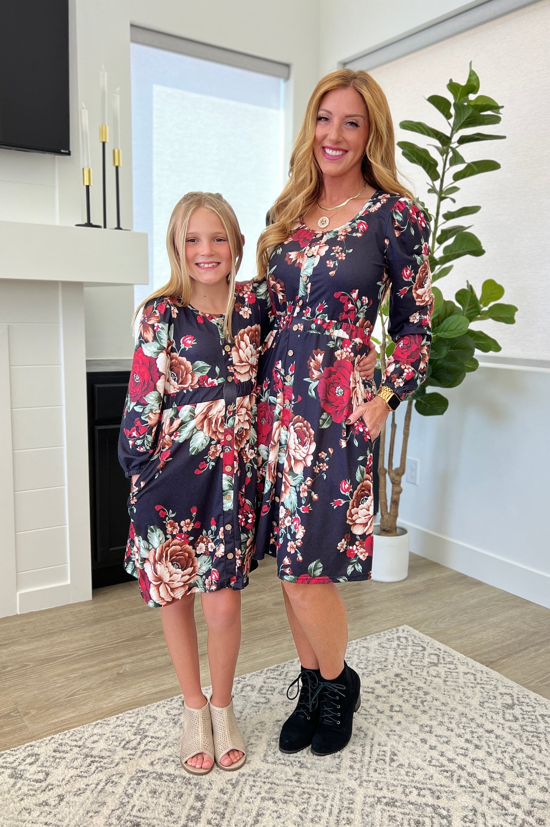 Matching Bailey Dress in Assorted Prints Ave Shops