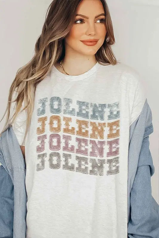 JOLENE WESTERN DOLLY GRAPHIC T-SHIRT ALPHIA